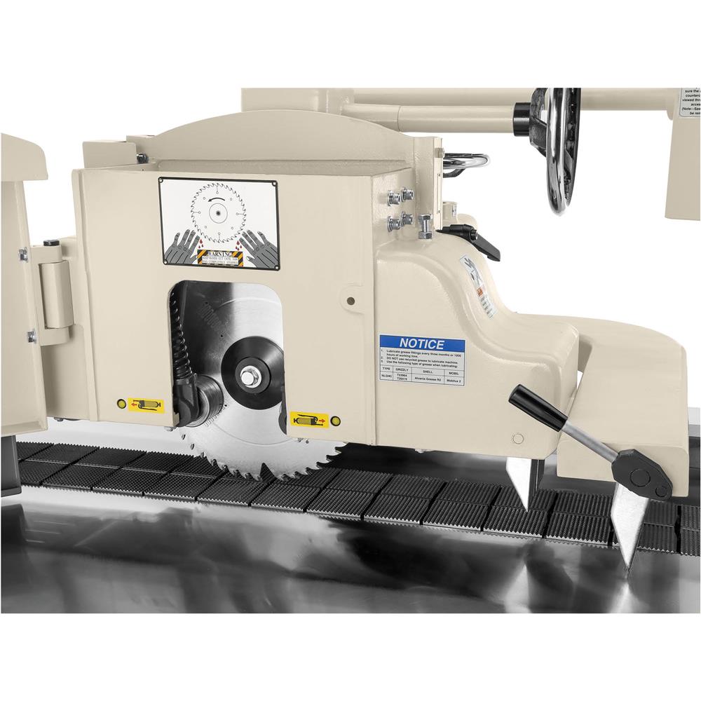 Grizzly G0524 Rip Saw Straight Line 15 HP Variable Speed Conveyor 3-Phase New