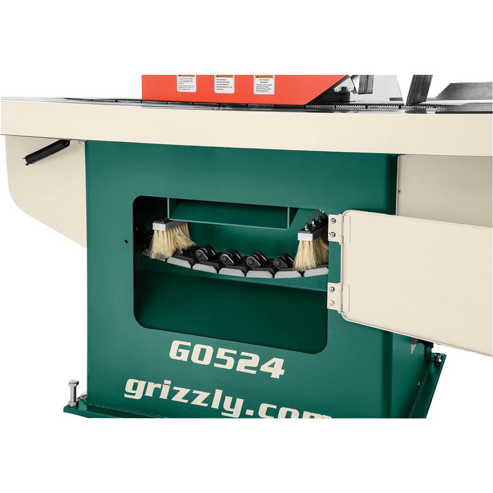 Grizzly G0524 Rip Saw Straight Line 15 HP Variable Speed Conveyor 3-Phase New