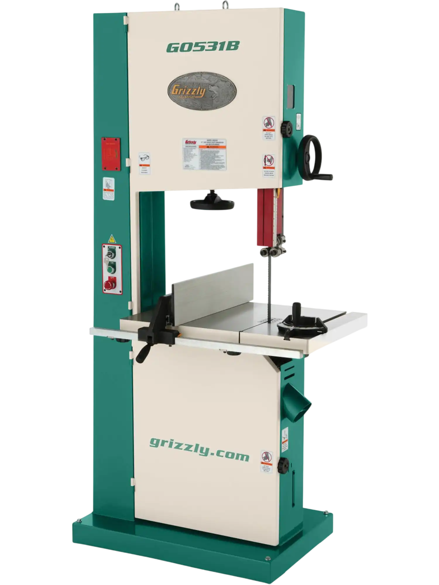 Grizzly G0531B Industrial Bandsaw 21