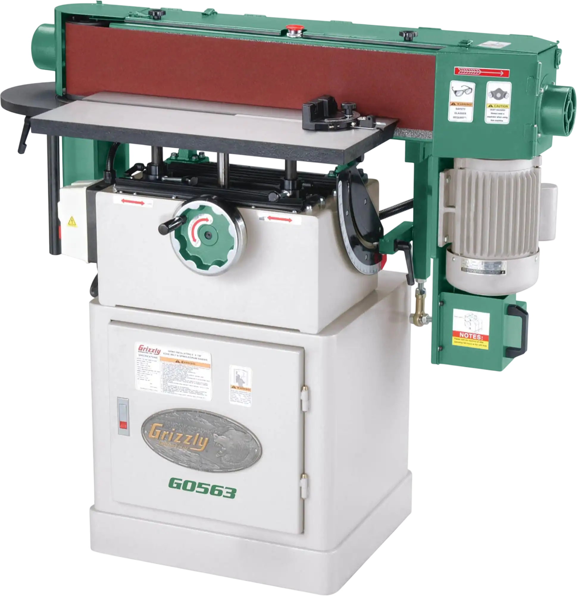 Grizzly G0563 Oscillating Edge Sander 6