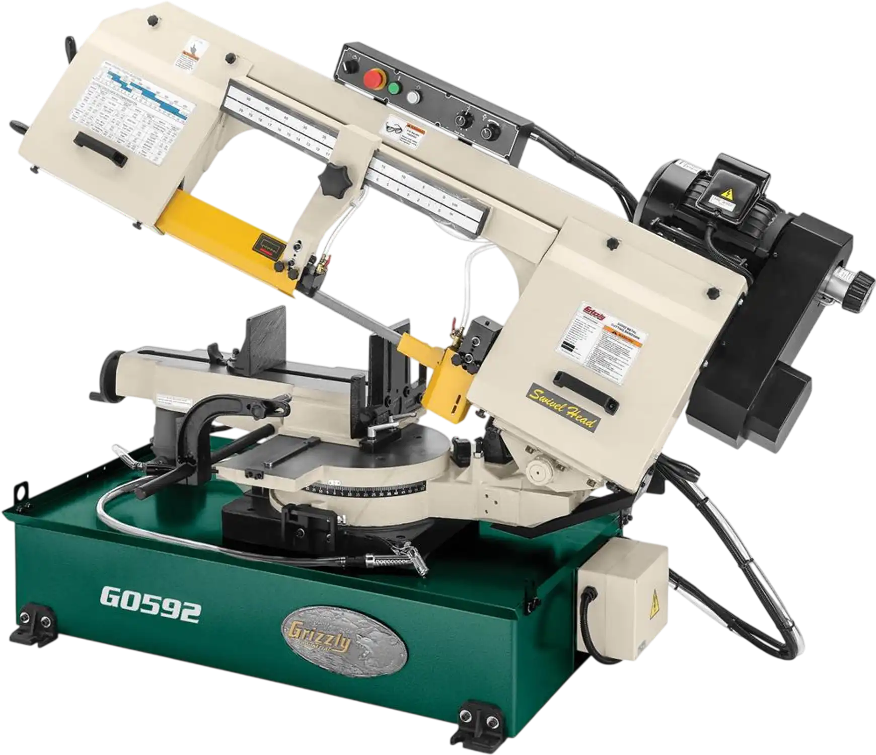 Grizzly G0592 Horizontal Metal Bandsaw 10
