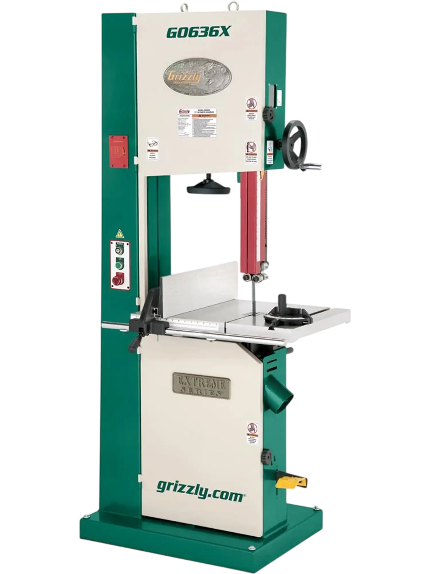 Grizzly G0636X Vertical Wood Bandsaw Ultimate 17