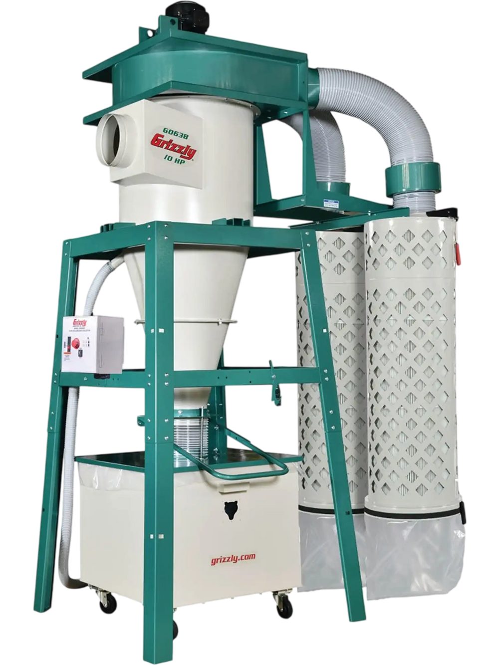 Grizzly G0638 - 10 HP 3-Phase Cyclone Dust Collector