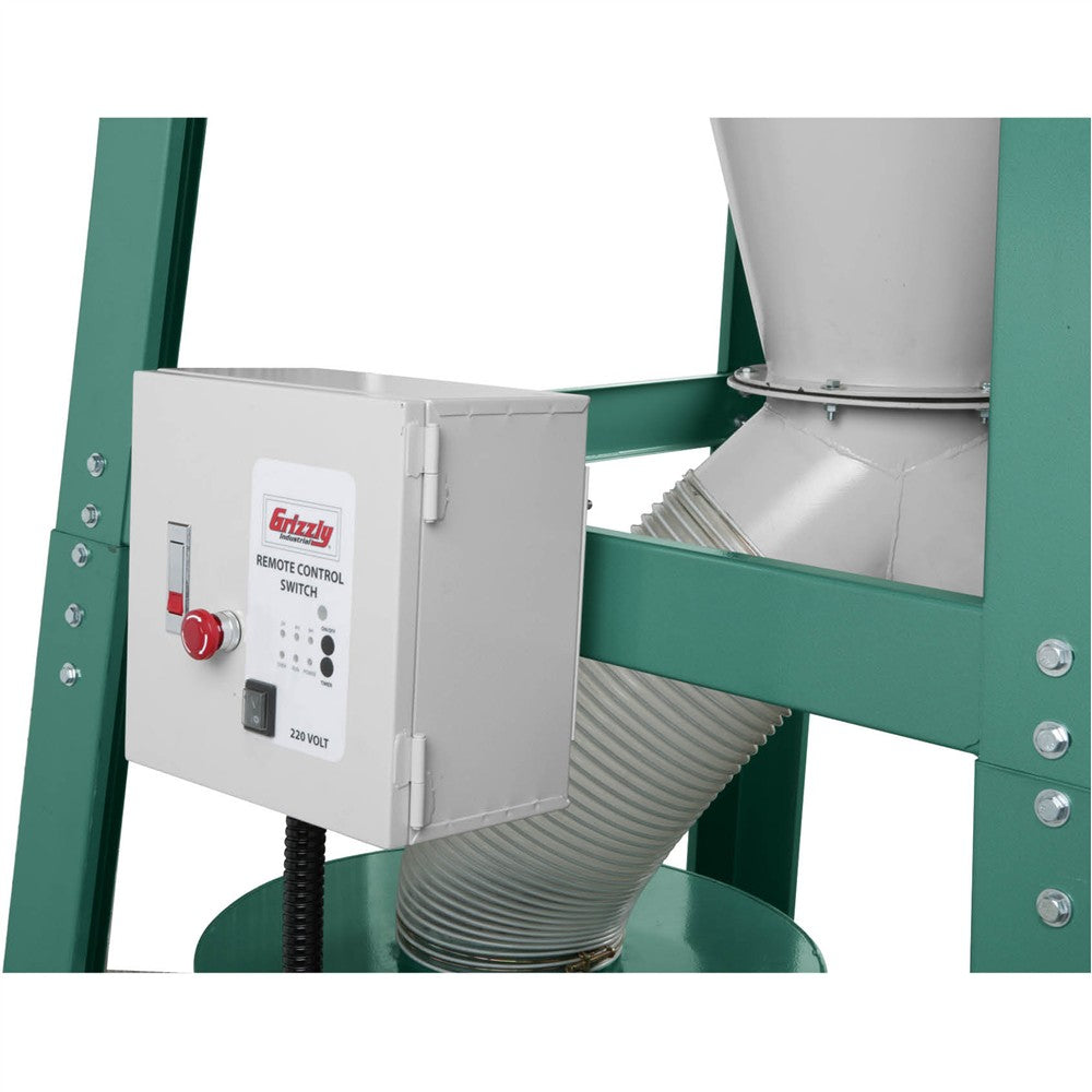 Grizzly G0638 - 10 HP 3-Phase Cyclone Dust Collector