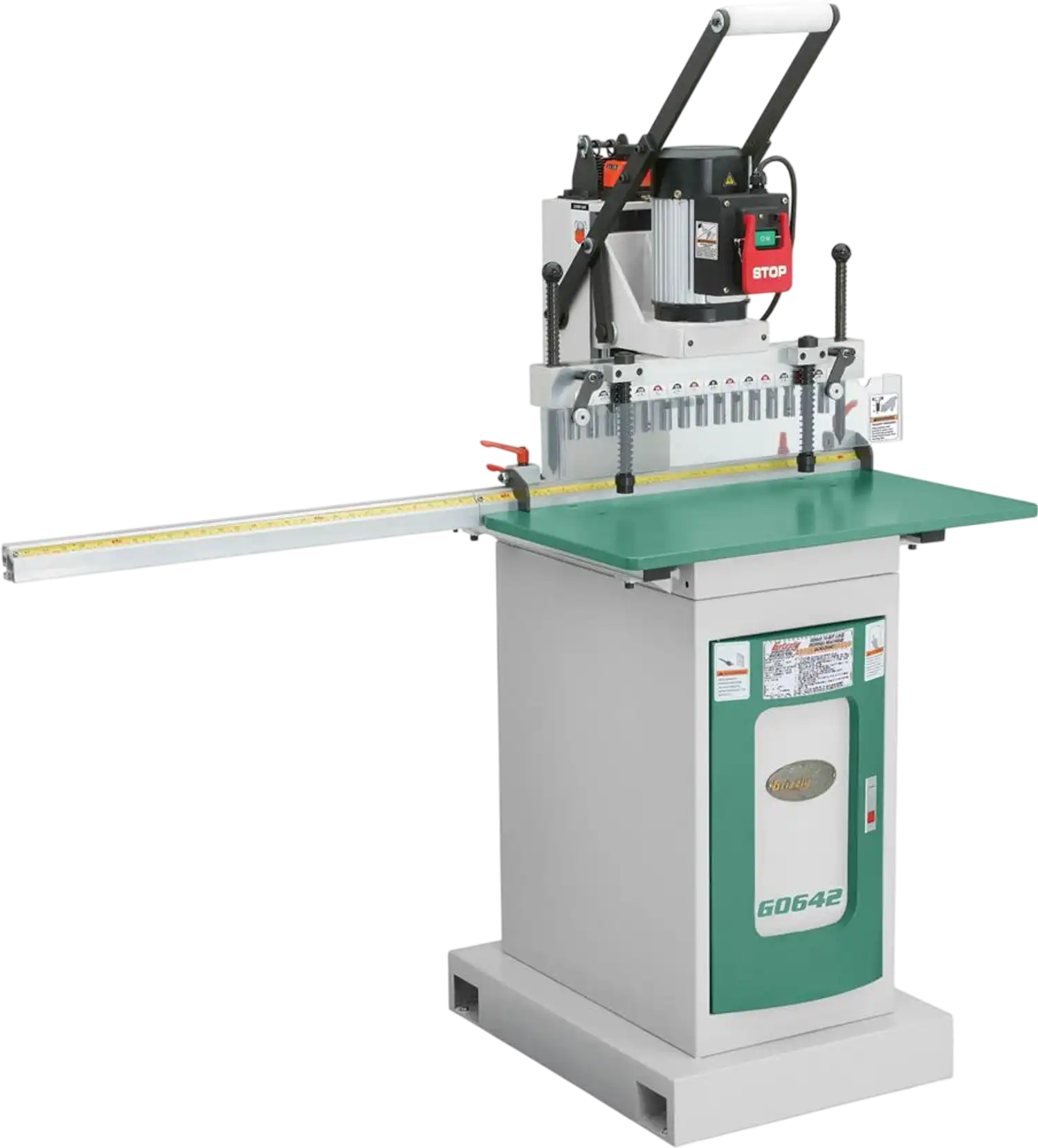 Grizzly G0642 Boring & Pocket Hole Machine 15-Bit Line Boring Machine New