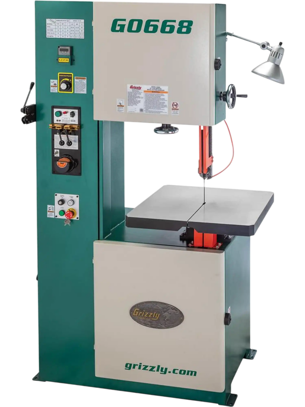 Grizzly G0668 - 20" 2 HP Vertical Metal-Cutting Bandsaw