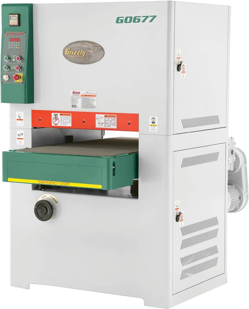 Grizzly G0677 - 24" 15 HP 3-Phase Planer/Wide-Belt Sander