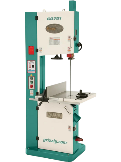 Grizzly G0701 Vertical Wood Bandsaw 19