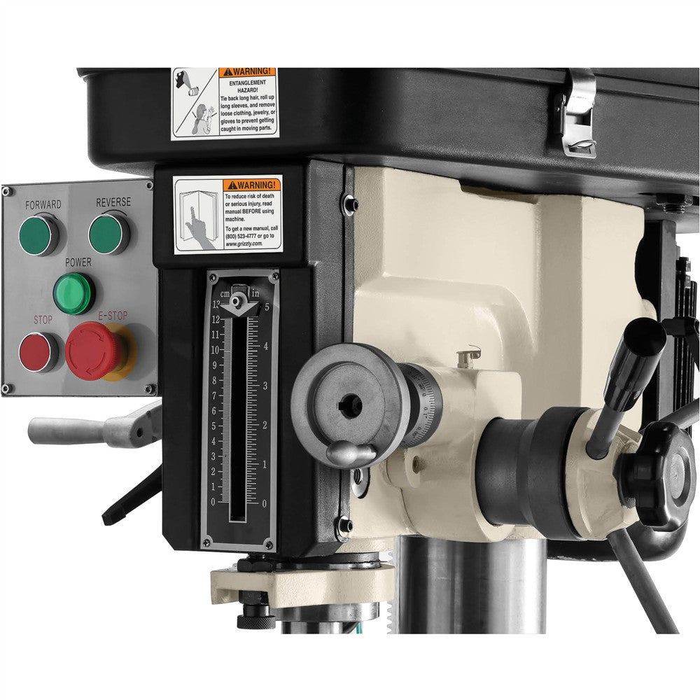 Grizzly G0705 - 8" x 29" 2 HP Mill/Drill with Stand