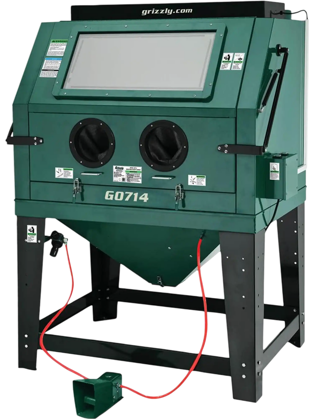 Grizzly G0714 - Industrial Front Load Sandblasting Cabinet