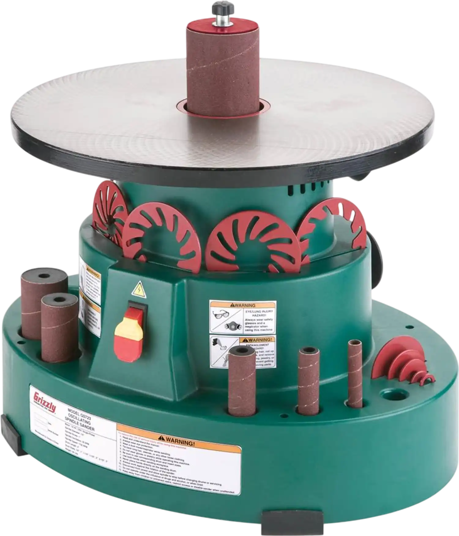 Grizzly G0723 Oscillating Spindle Sander 1/4 HP Benchtop New