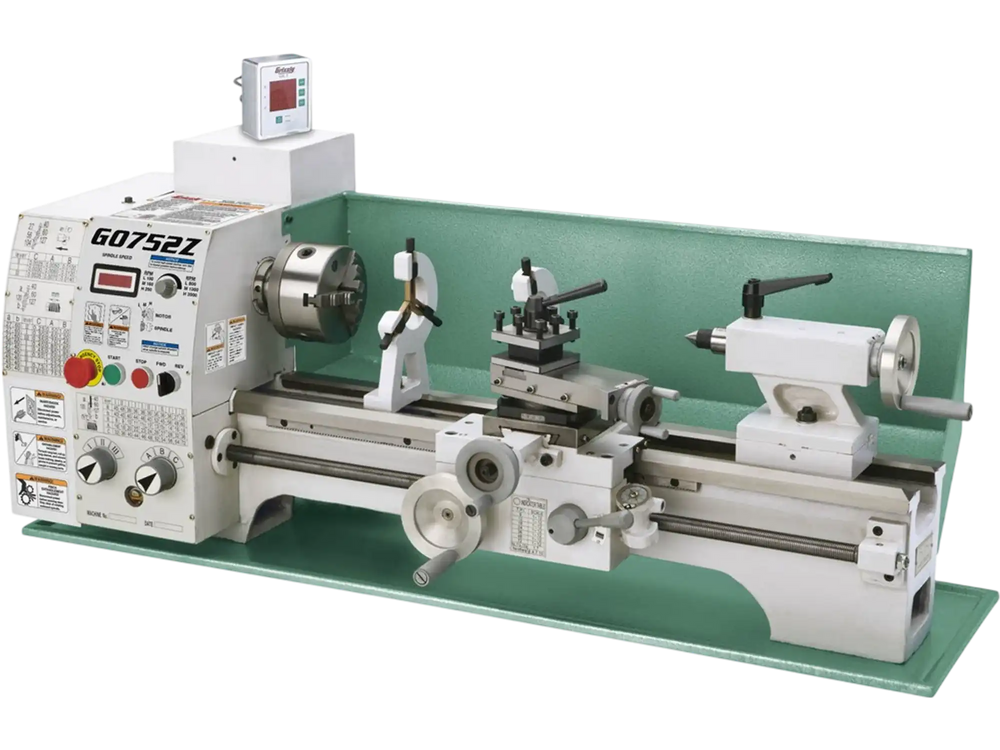 Grizzly G0752Z - 10" x 22" Variable-Speed Benchtop Metal Lathe with DRO