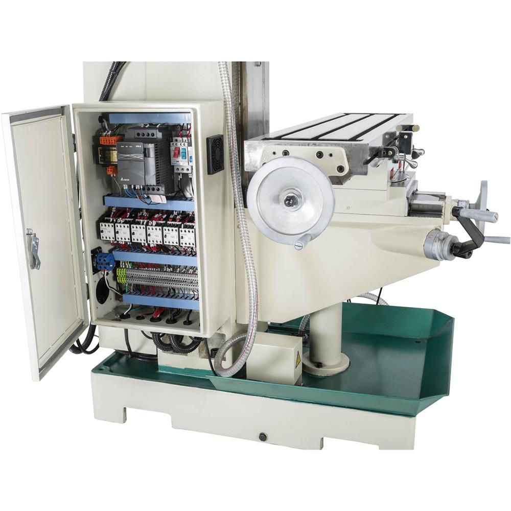 Grizzly G0757Z - 9" x 39" 3 HP Variable-Speed Horizontal/Vertical Mill with DRO