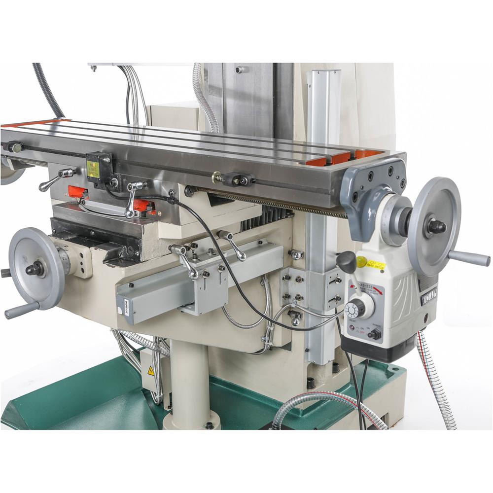 Grizzly G0757Z - 9" x 39" 3 HP Variable-Speed Horizontal/Vertical Mill with DRO