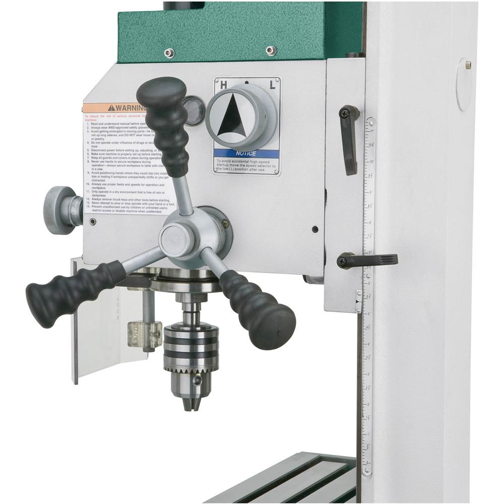 Grizzly G0758 - 6" x 20" 3/4 HP Mill/Drill