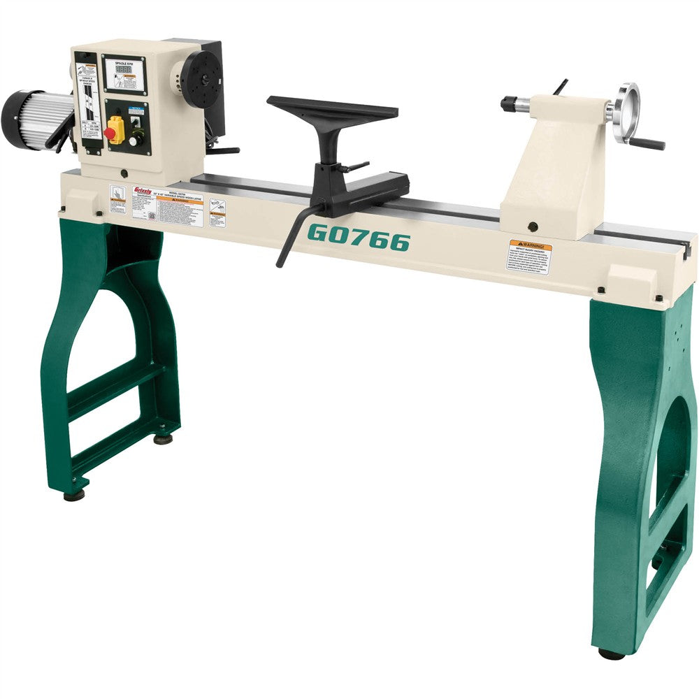 Grizzly G0766 - 22" x 42" Variable-Speed Wood Lathe
