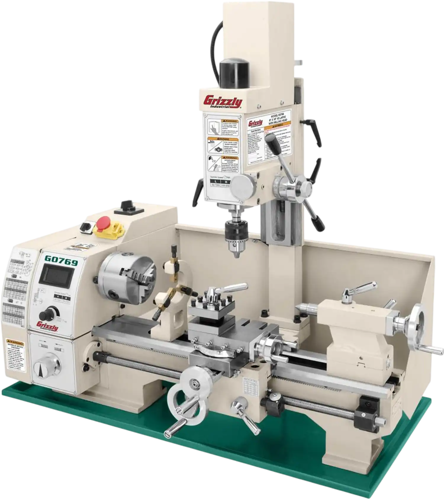Grizzly G0769 Combination Lathe-Mill 8