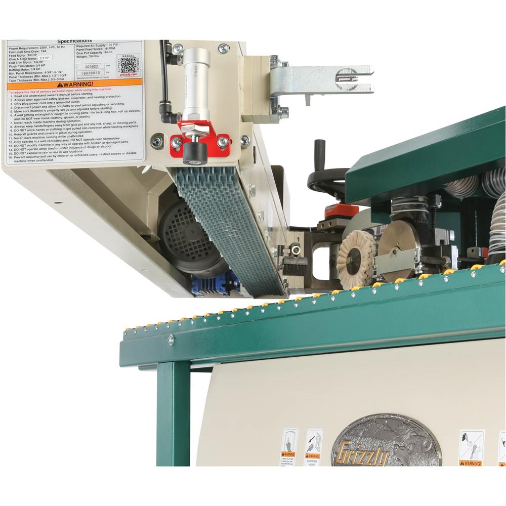 Grizzly G0774 - Automatic Edgebander