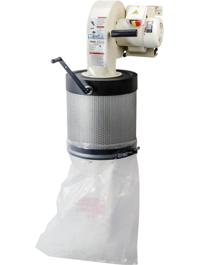 Grizzly G0785 Wood Dust Collector 1 HP Wall-Mount with Canister Filter New