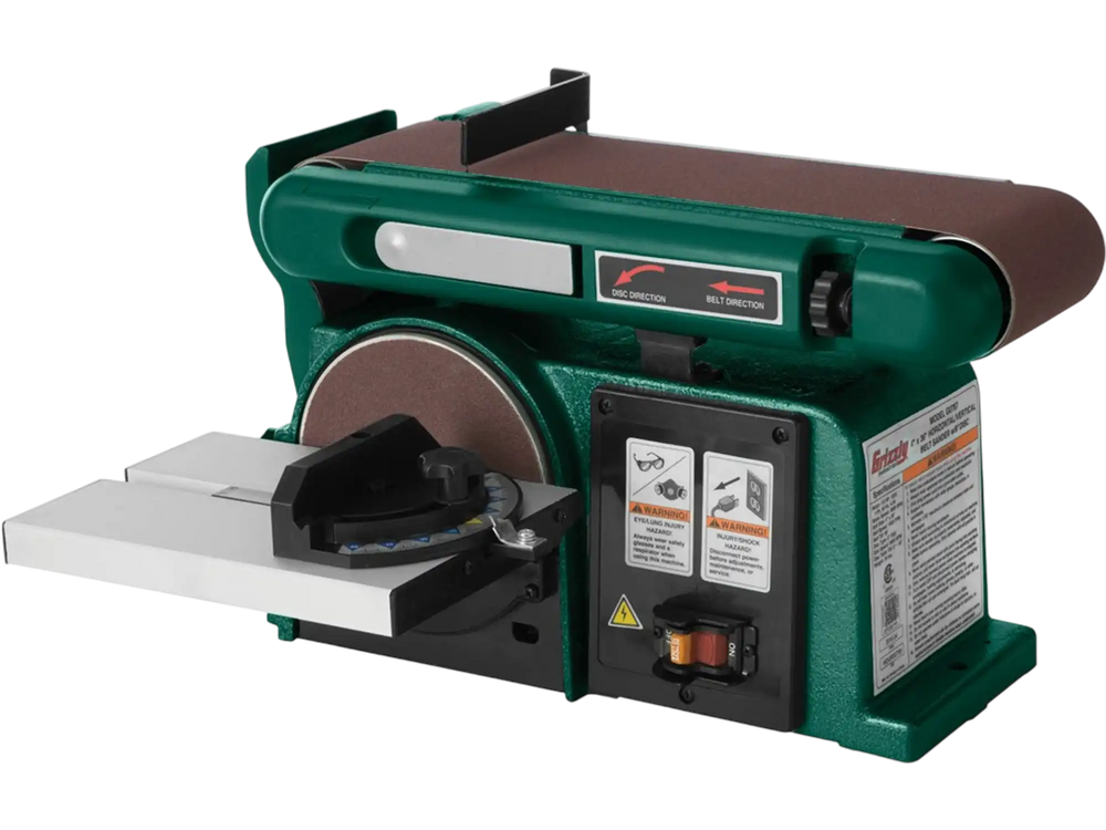 Grizzly G0787 - 4" x 36" Horizontal/Vertical Belt Sander with 6" Disc