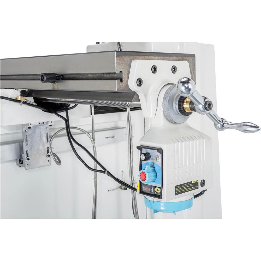 Grizzly G0797 - 10" x 50" 3 HP Variable-Speed Vertical Mill with Power Feed and DRO