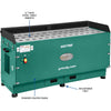 Grizzly G0798 - 24" x 62" Metalworking Downdraft Table