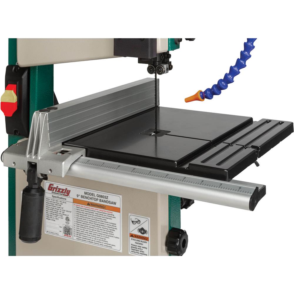 Grizzly G0803Z - 9" Benchtop Bandsaw w/ Laser Guide & Quick Release