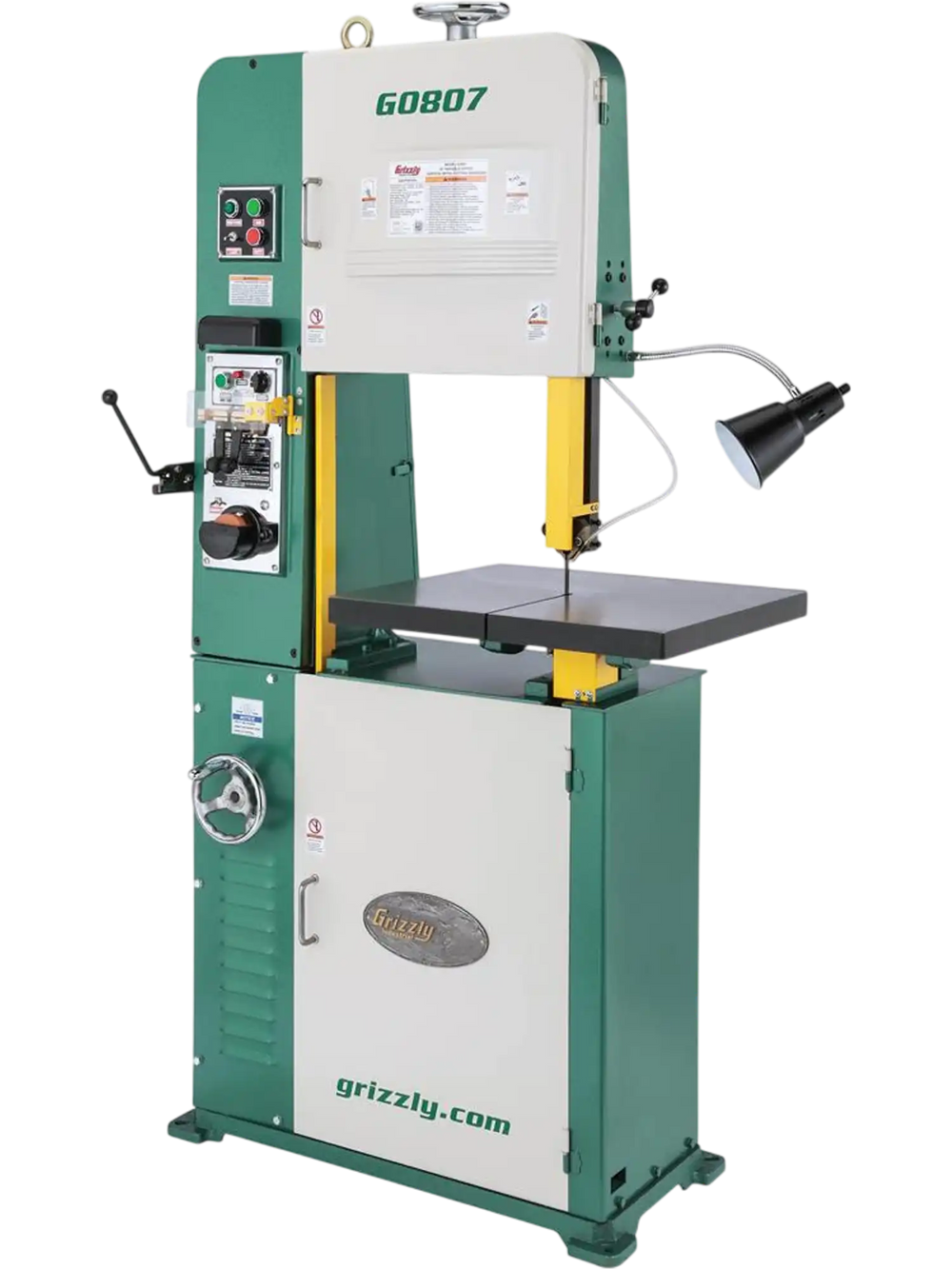 Grizzly G0807 - 18" 2 HP Variable-Speed Vertical Metal-Cutting Bandsaw