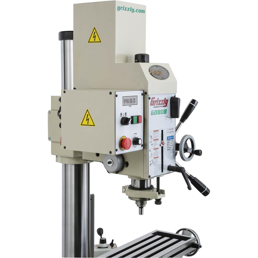 Grizzly G0808 - 20-3/4" Gearhead Drill Press w/ Cross-Slide Table