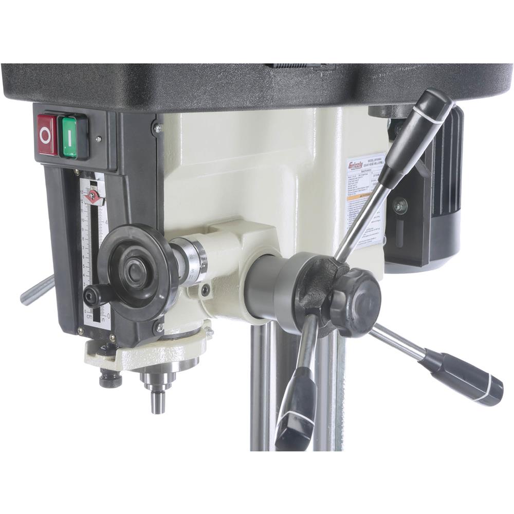 Grizzly G0810 - 16" Drill Press w/ Cross-Slide Table & Power Feed