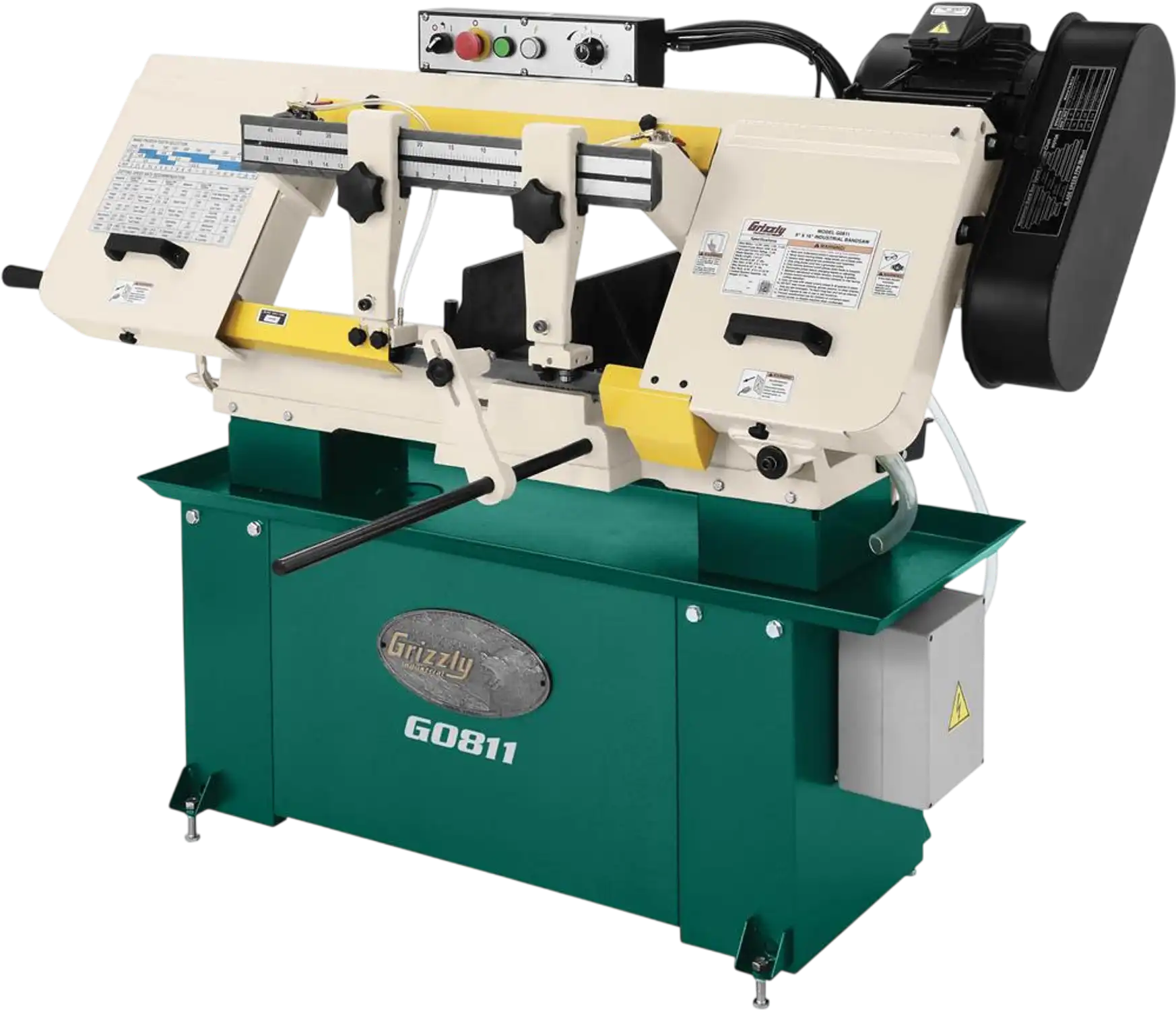 Grizzly G0811 Horizontal Metal Bandsaw 9