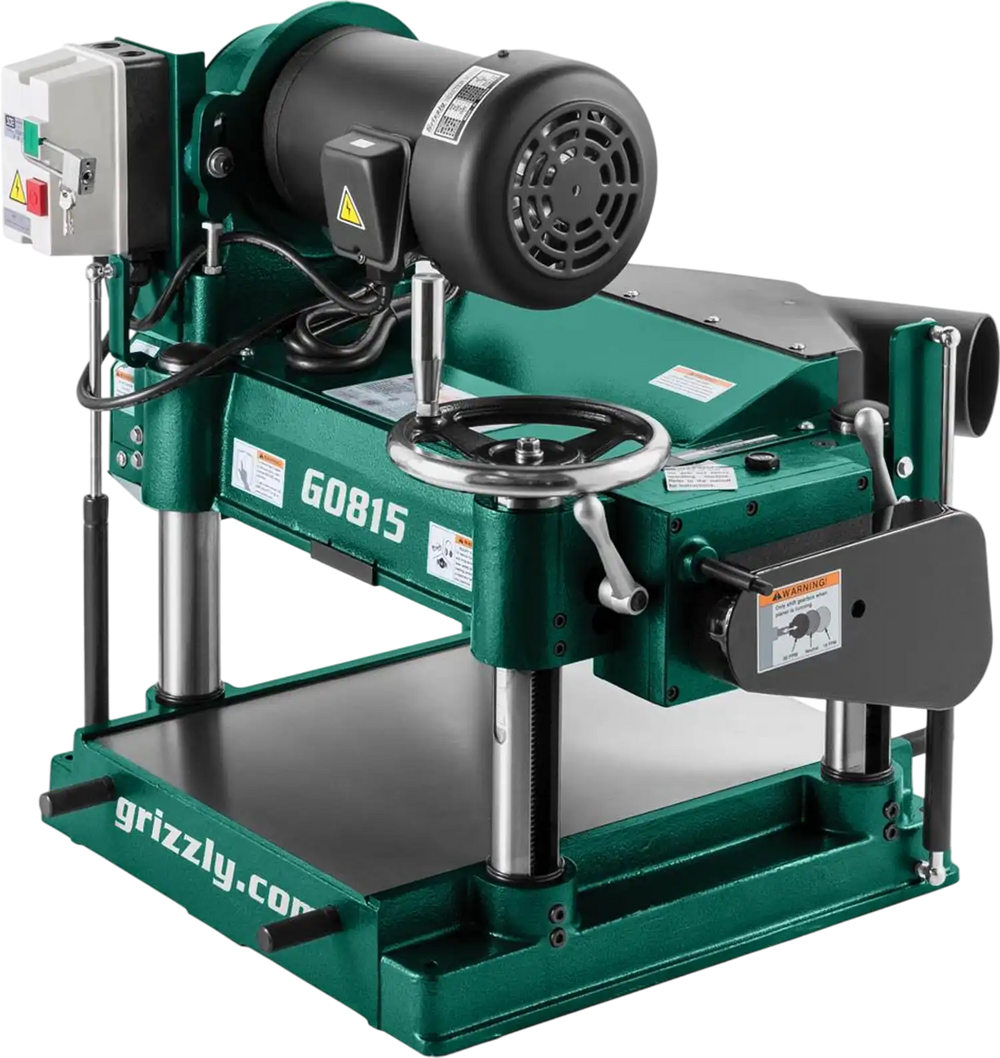 Grizzly G0815 - 15" 3 HP Heavy-Duty Planer