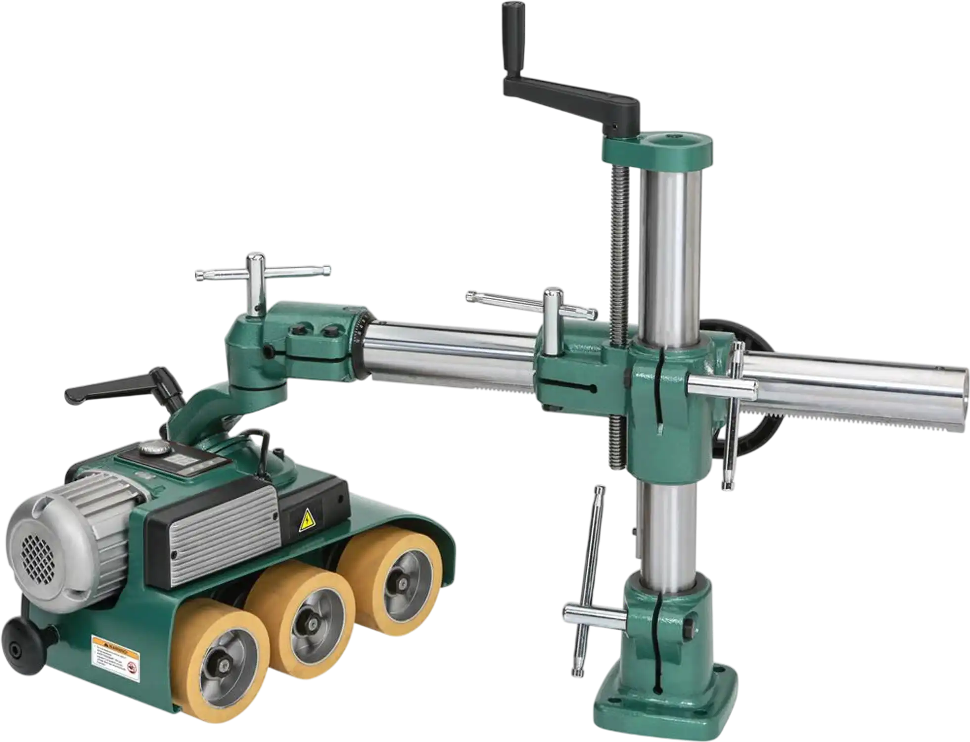 Grizzly G0826 Power Feeder 2/3 HP Variable-Speed 3-Roller Single-Phase New