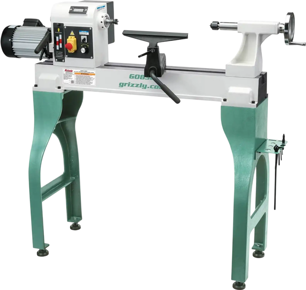 Grizzly G0838 - 16" x 24" Variable-Speed Wood Lathe