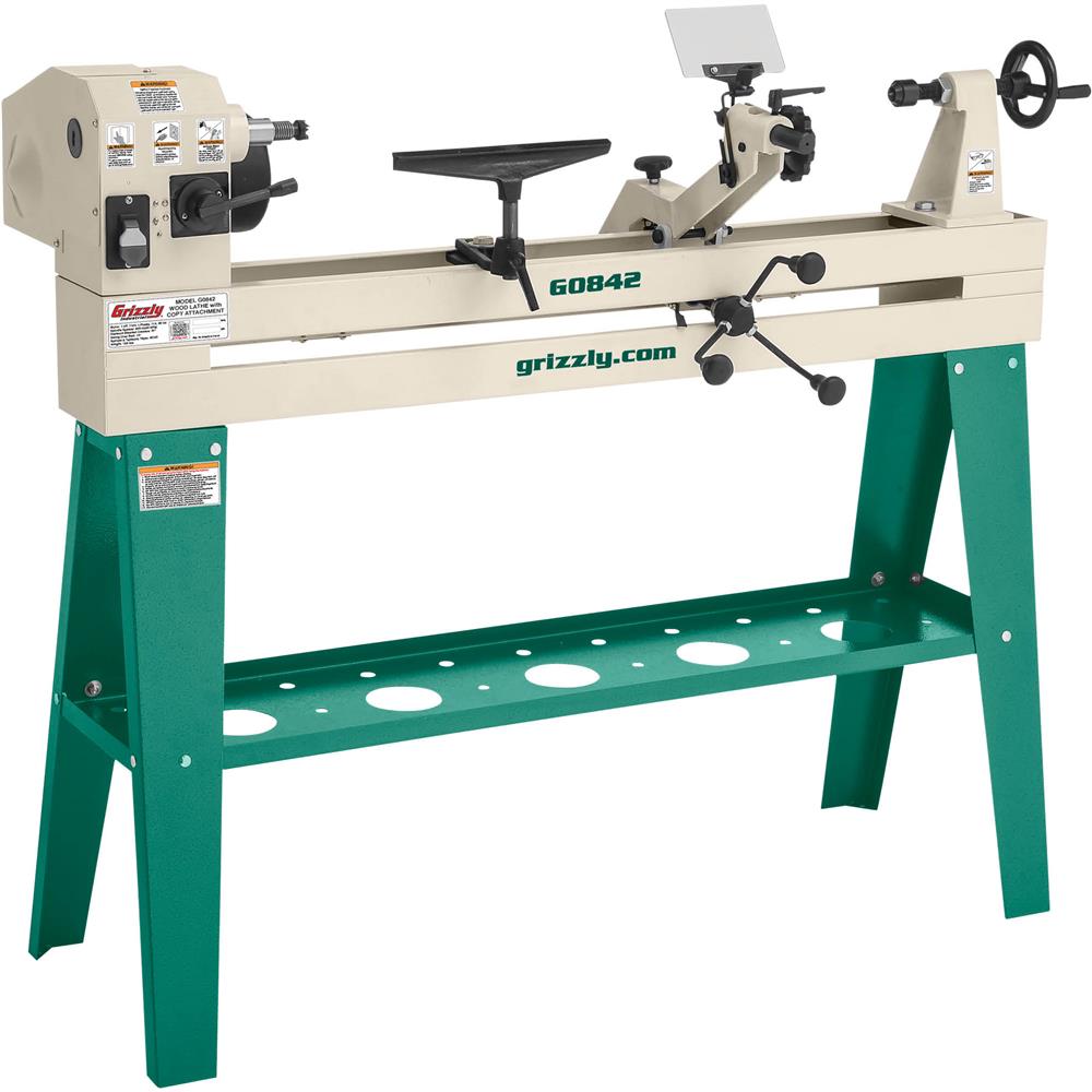Grizzly G0842 - 14" x 37" Wood Lathe w/ Copy Attachment
