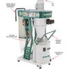 Grizzly G0860 - 1-1/2 HP Portable Cyclone Dust Collector