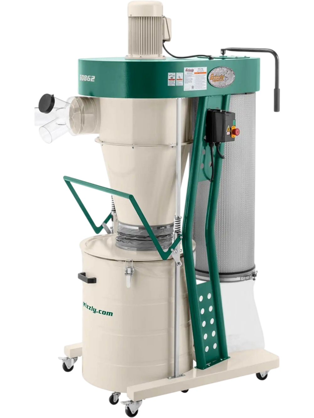 Grizzly G0862 - 3 HP Portable Cyclone Dust Collector