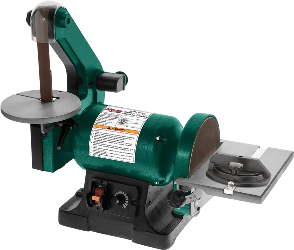 Grizzly G0864 - Variable-Speed 1" x 30" Belt/ 6" Disc Sander