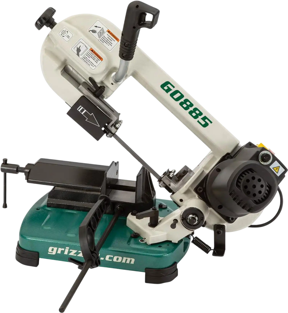 Grizzly G0885 - 5" Portable Horizontal Metal-Cutting Bandsaw