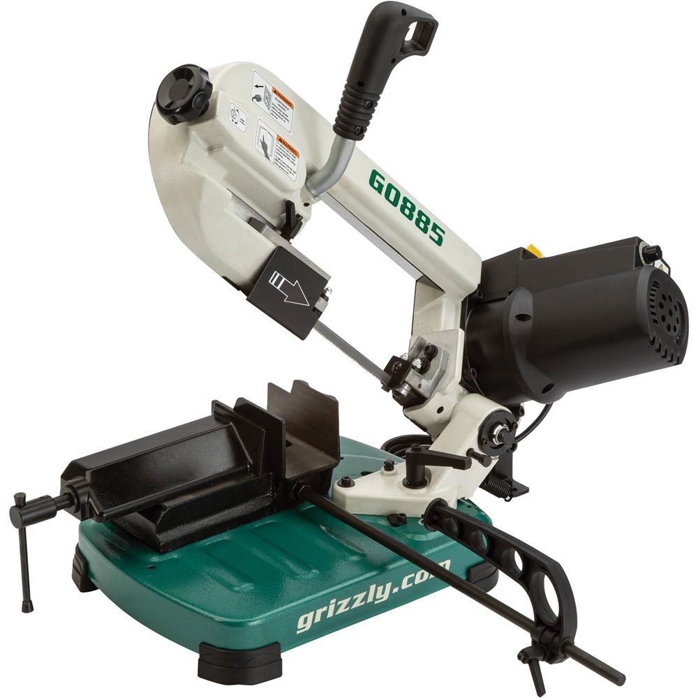 Grizzly G0885 - 5" Portable Horizontal Metal-Cutting Bandsaw