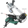 Grizzly G0885 - 5" Portable Horizontal Metal-Cutting Bandsaw