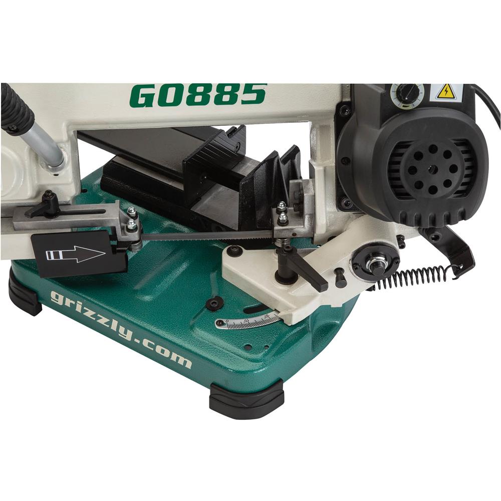 Grizzly G0885 - 5" Portable Horizontal Metal-Cutting Bandsaw