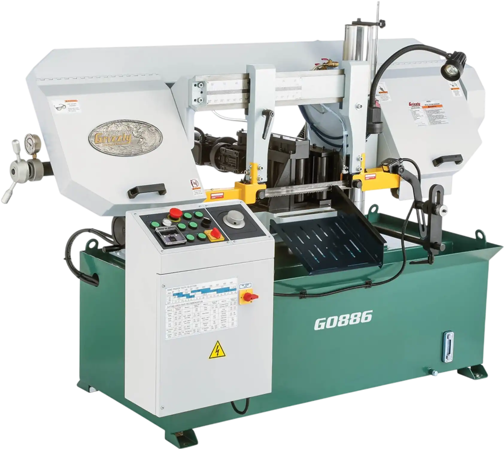Grizzly G0886 Horizontal Metal Bandsaw 12 x 14