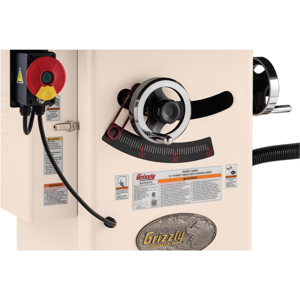 Grizzly G0899 - 10" 2 HP 115V/230V Cabinet Saw
