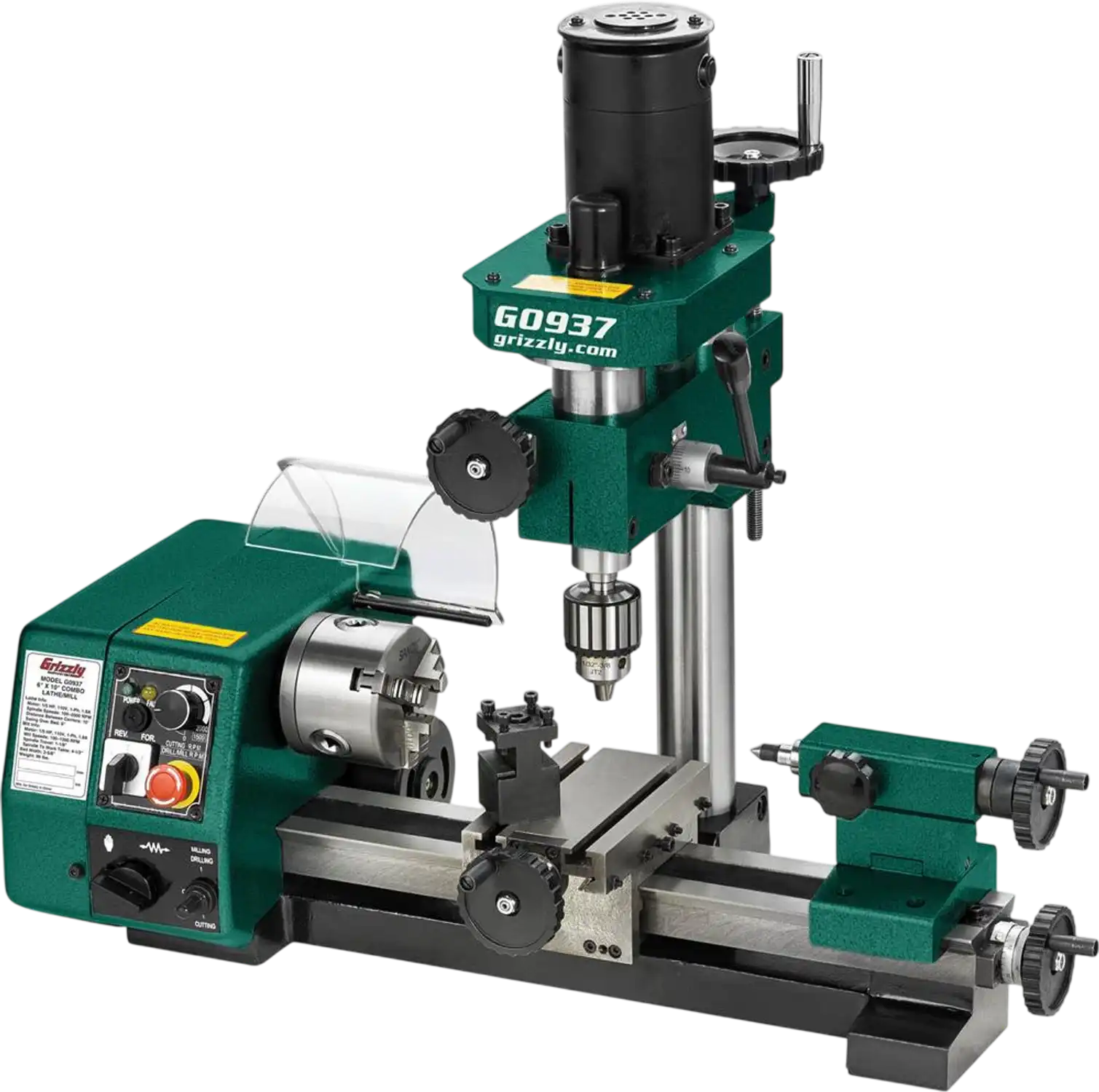 Grizzly G0937 Combination Lathe-Mill 6