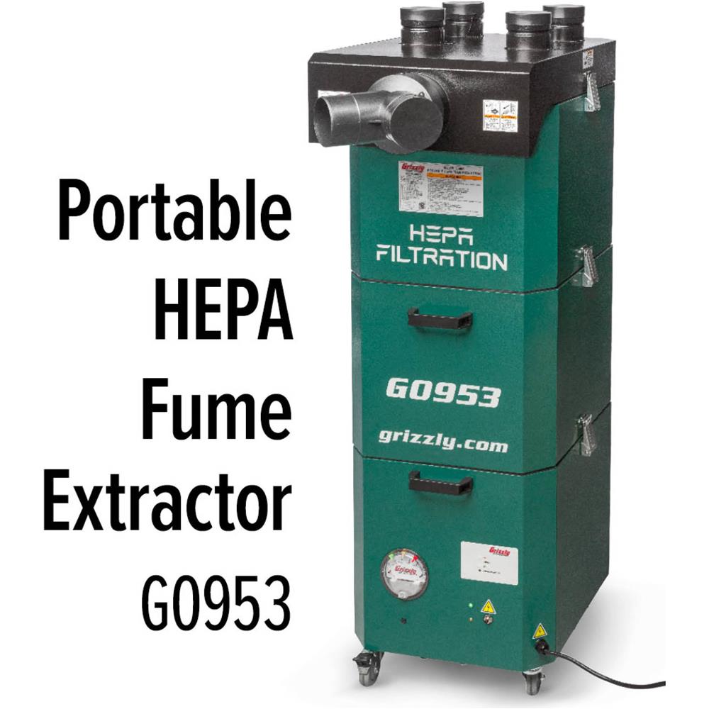 Grizzly G0953 - HEPA Fume Extractor