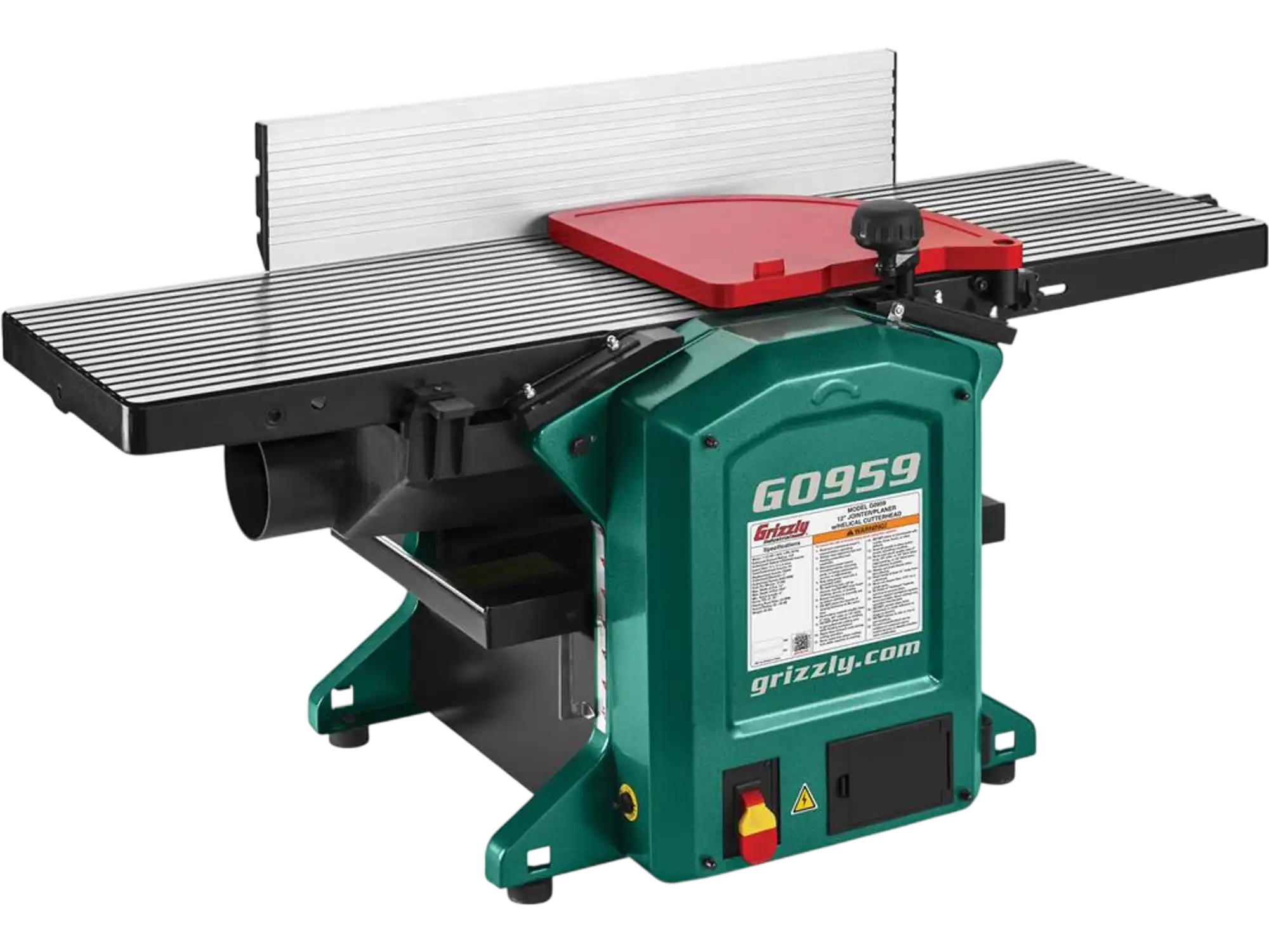 Grizzly G0959 Combination Planer-Jointer 12