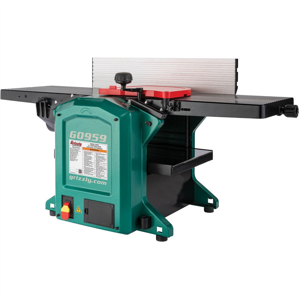 Grizzly G0959 - 12" Combo Planer/Jointer with Helical Cutterhead