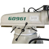 Grizzly G0961 - 8" x 36" Variable-Speed Knee Mill with Power Feed and DRO