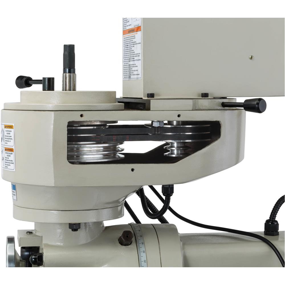 Grizzly G0961 - 8" x 36" Variable-Speed Knee Mill with Power Feed and DRO